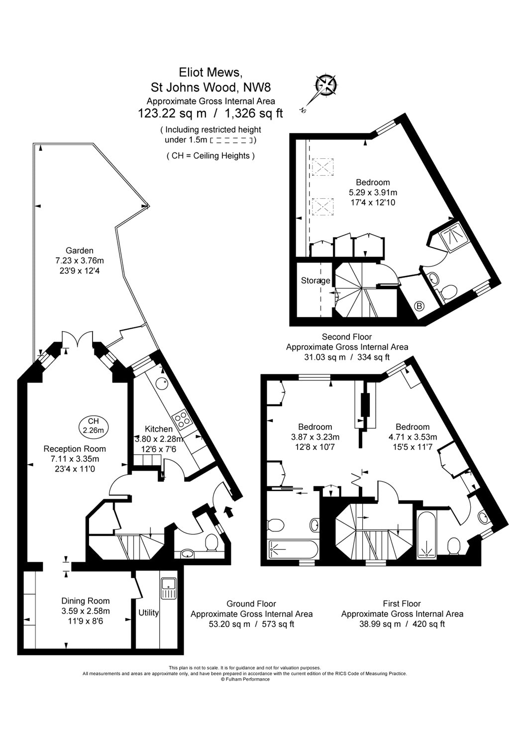 3 Bedrooms  for sale in Eliot Mews, London NW8