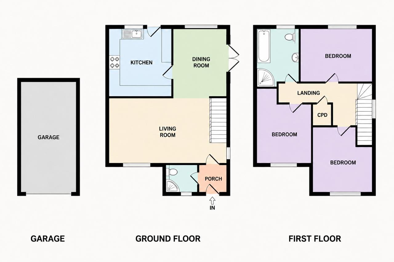 5, James Gray Close, Great Yarmouth floorplan