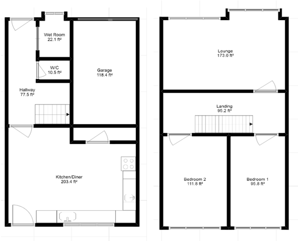2 Bedrooms Terraced house for sale in Ivy Close, Gravesend, Kent DA12