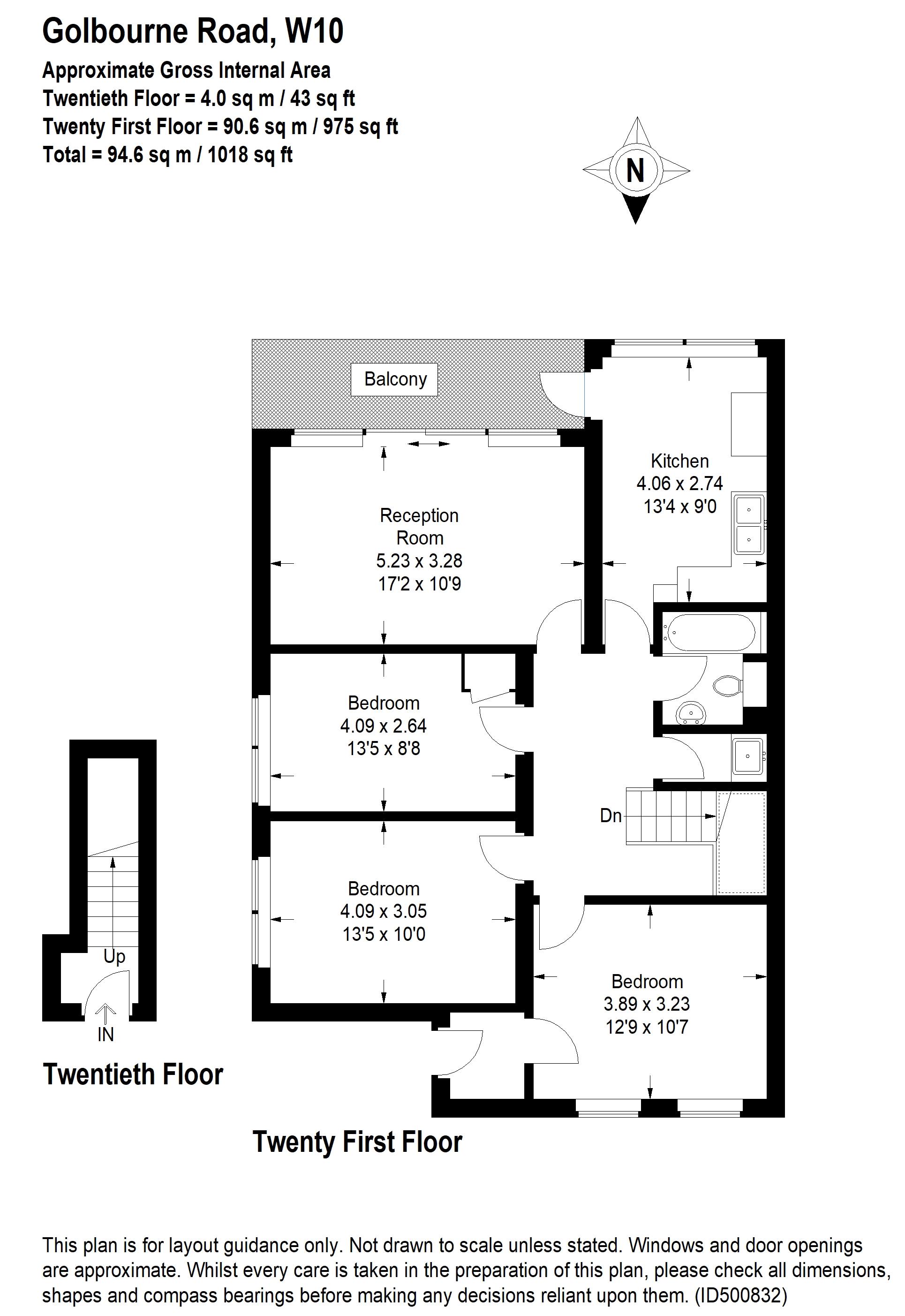 3 Bedrooms Flat to rent in Trellick Tower, Golborne Road, Ladbroke Grove W10