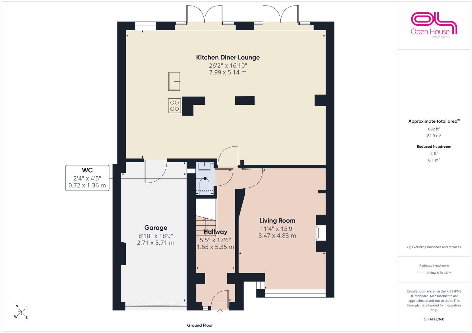 1, Cannock Road, Stafford floorplan