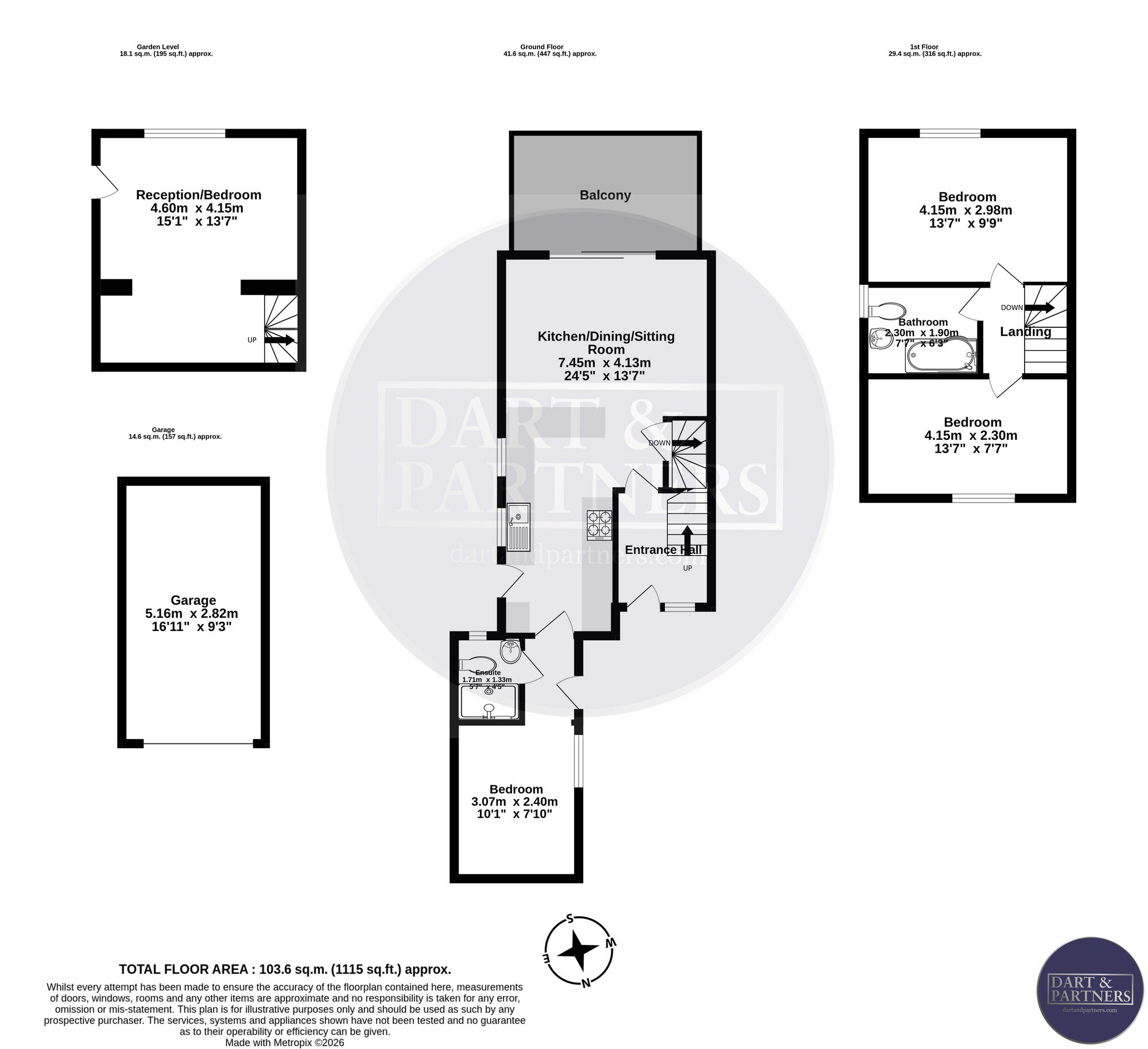 24 Upper Longlands, Dawlish floorplan