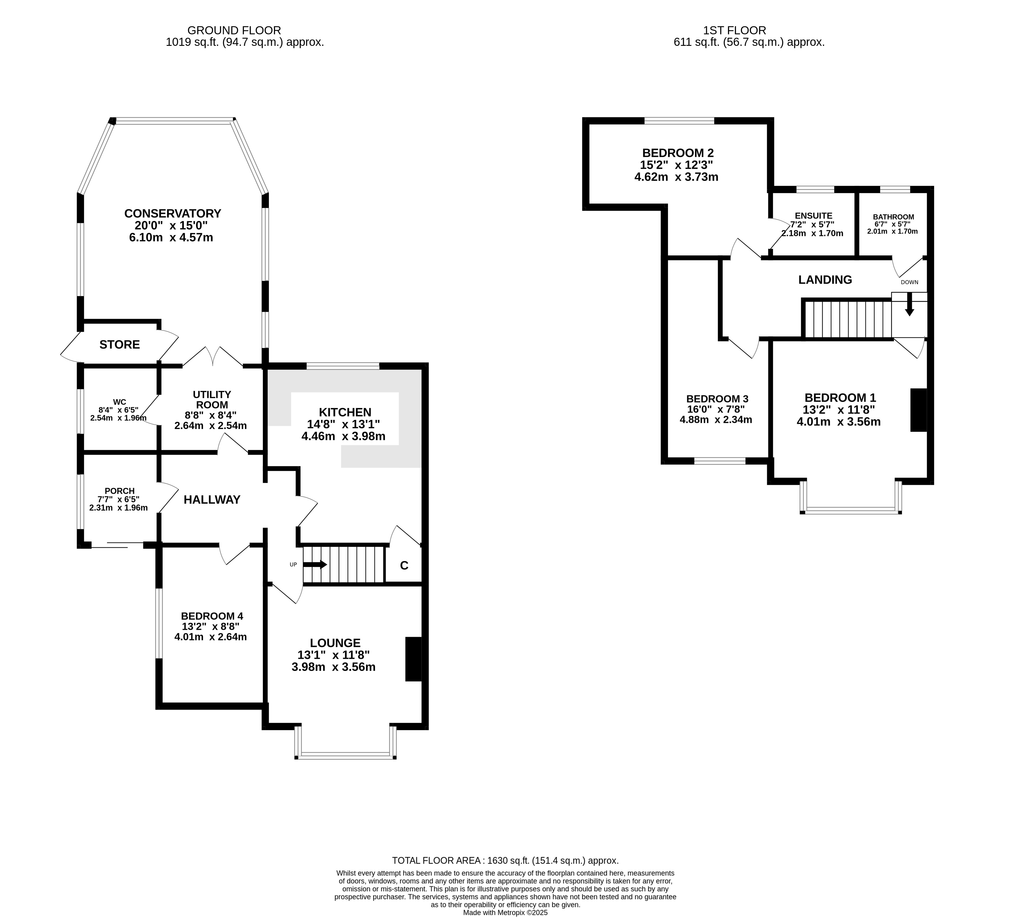 21, Charles Avenue, West Yorkshire floorplan