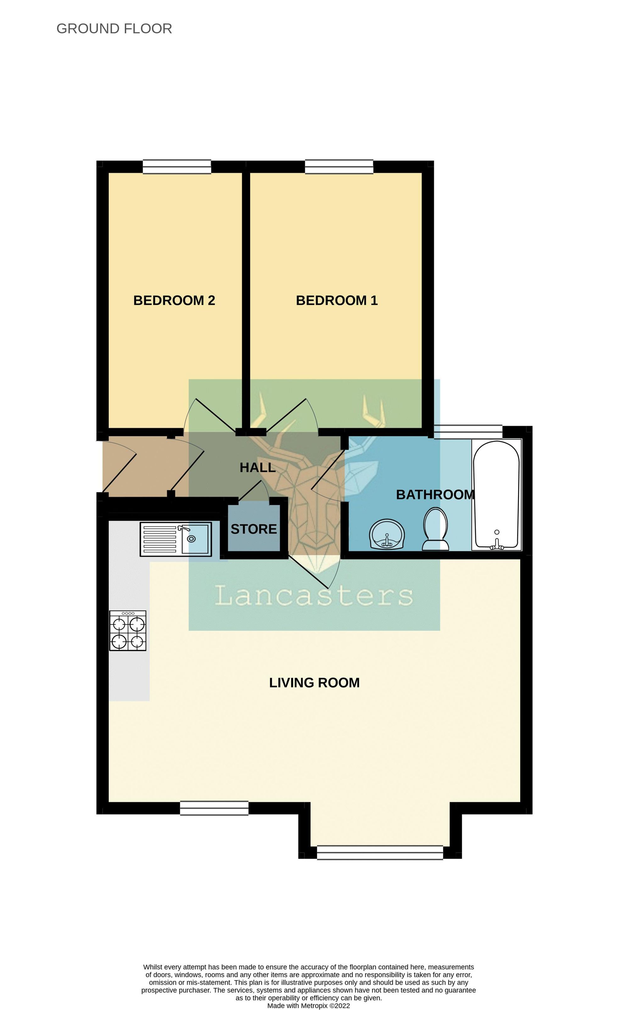 Flat 5, Francesca Court, Cowes floorplan