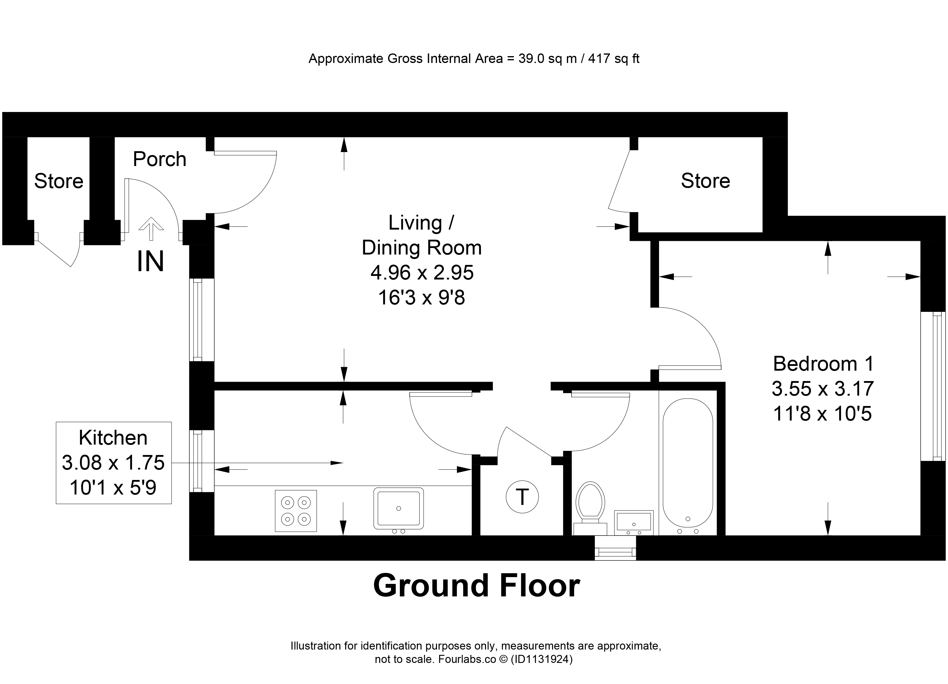 179, Conway Close, Bedfordshire floorplan