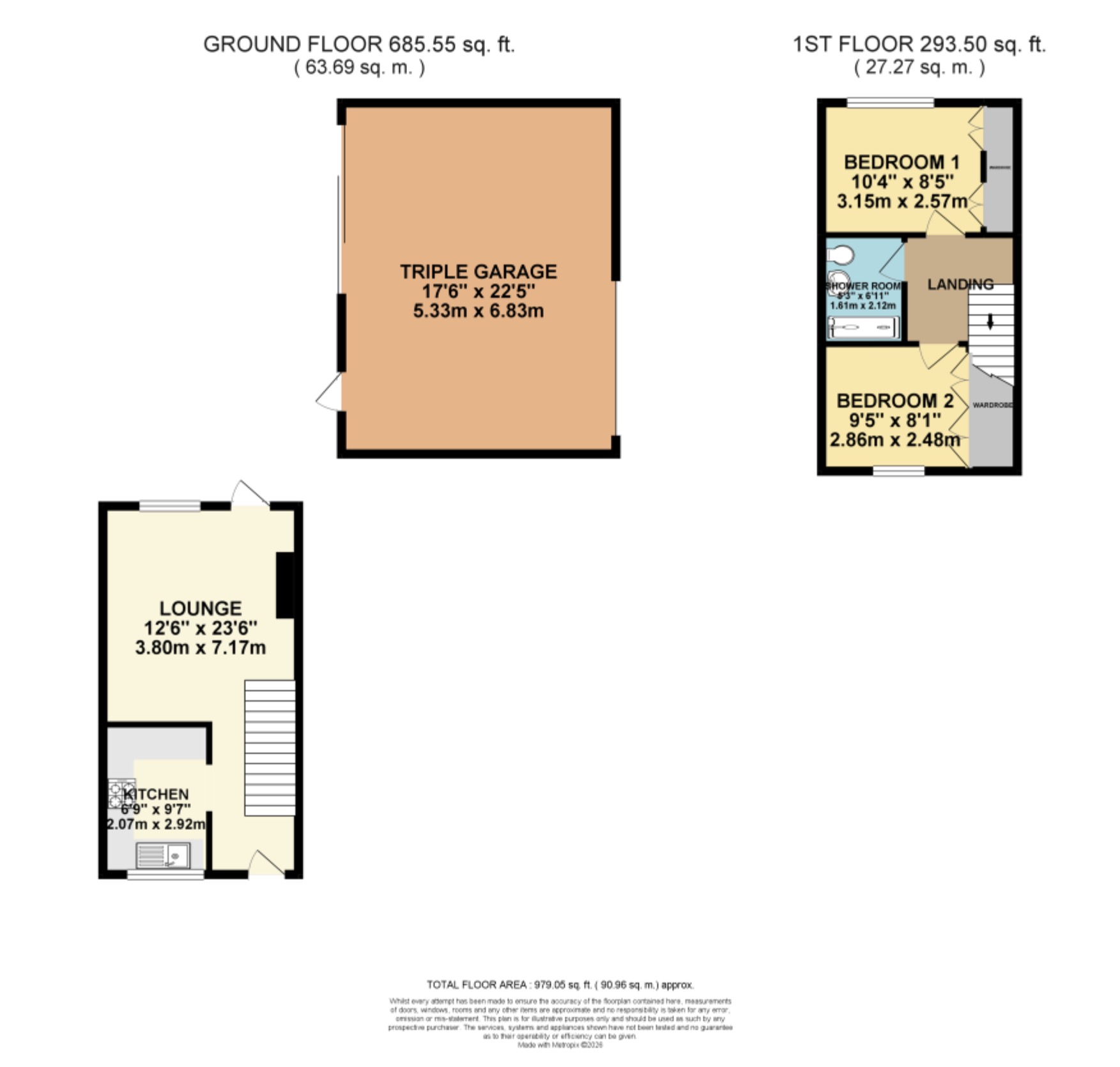 22, Harvel Avenue, Strood, Rochester floorplan