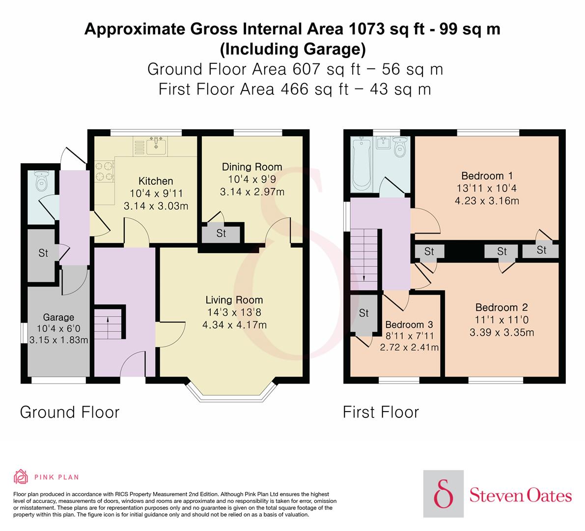 1, Burleigh Road, Hertford floorplan
