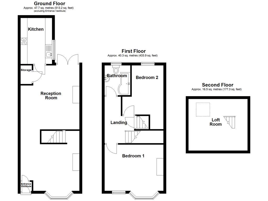 40, Light Oaks Road, Salford floorplan