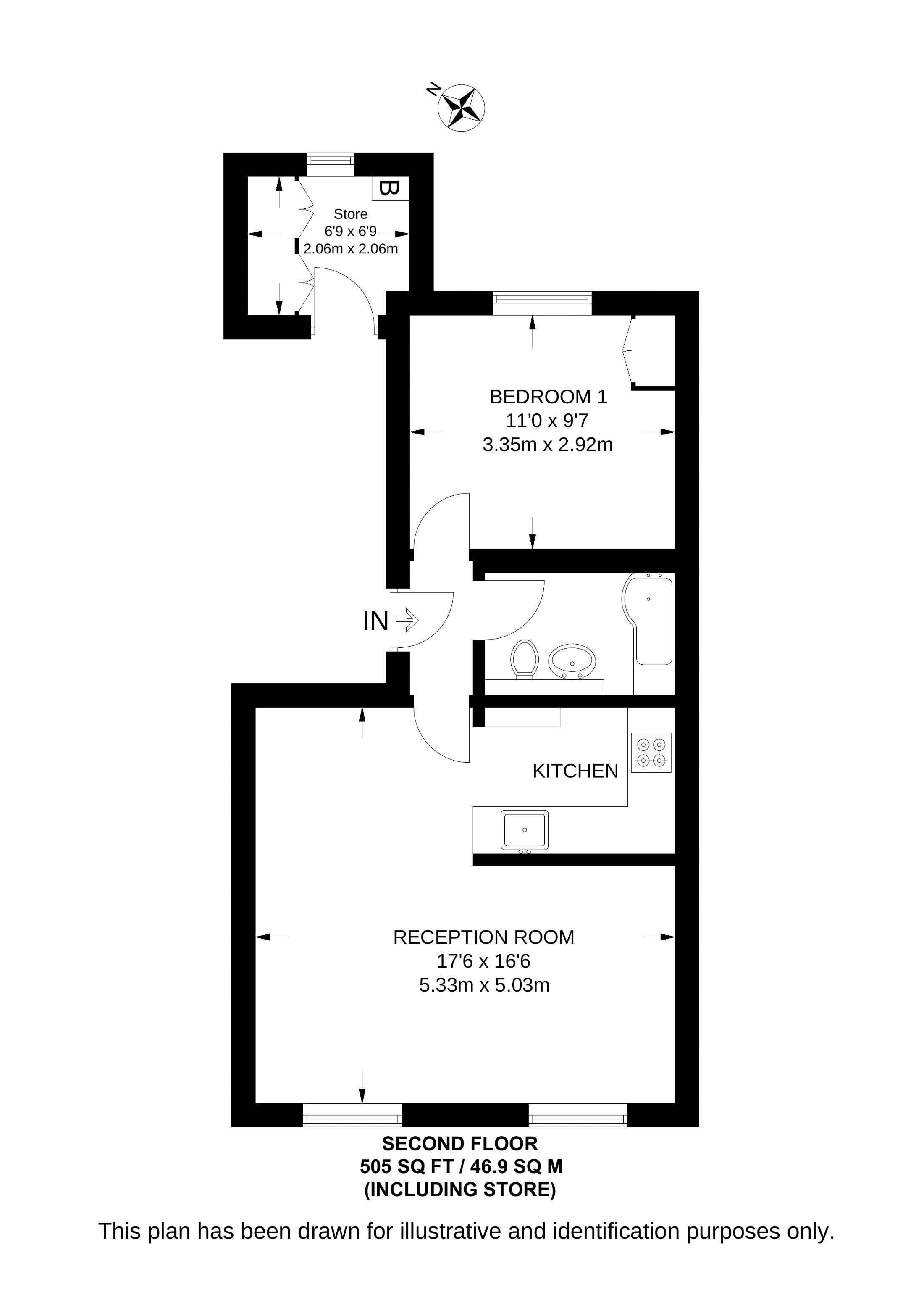 Finborough Road, Chelsea floorplan