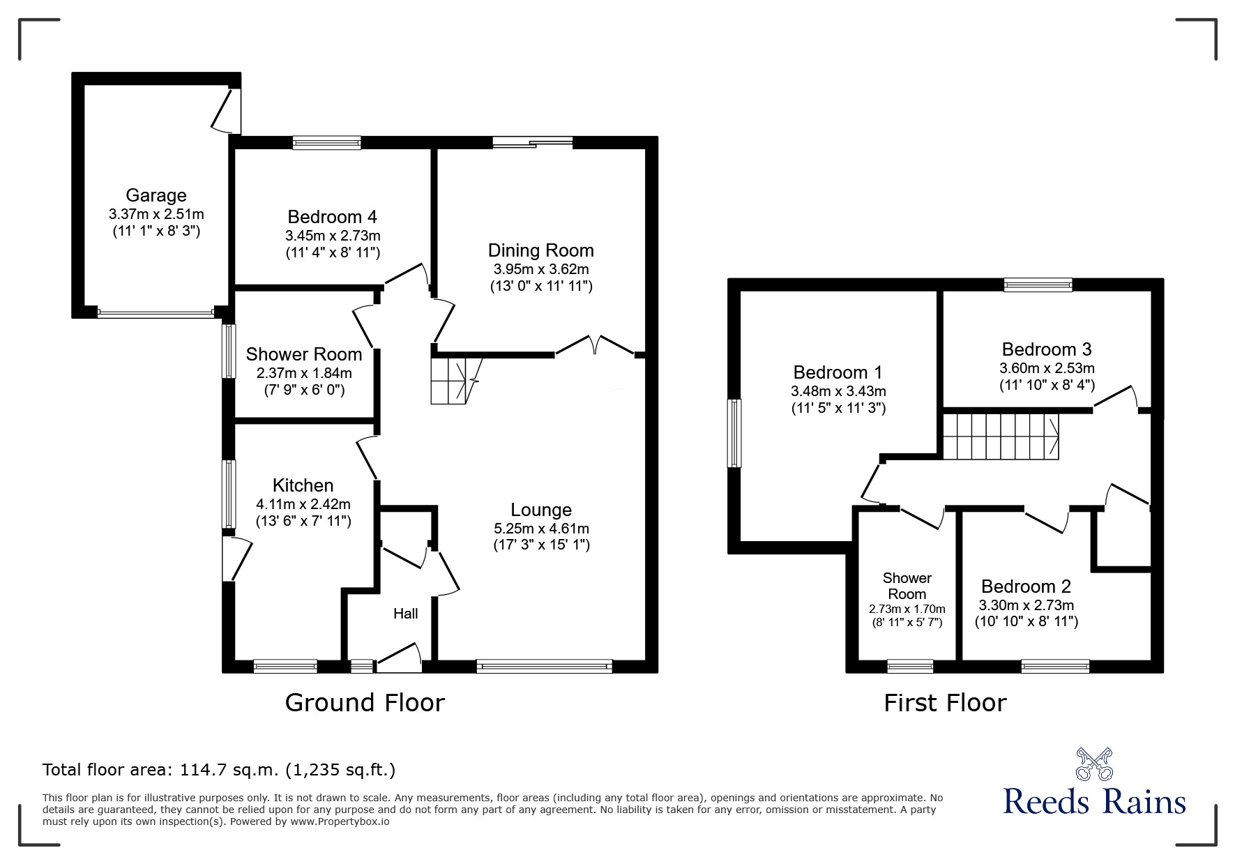 1, Hall Close, Hyde floorplan