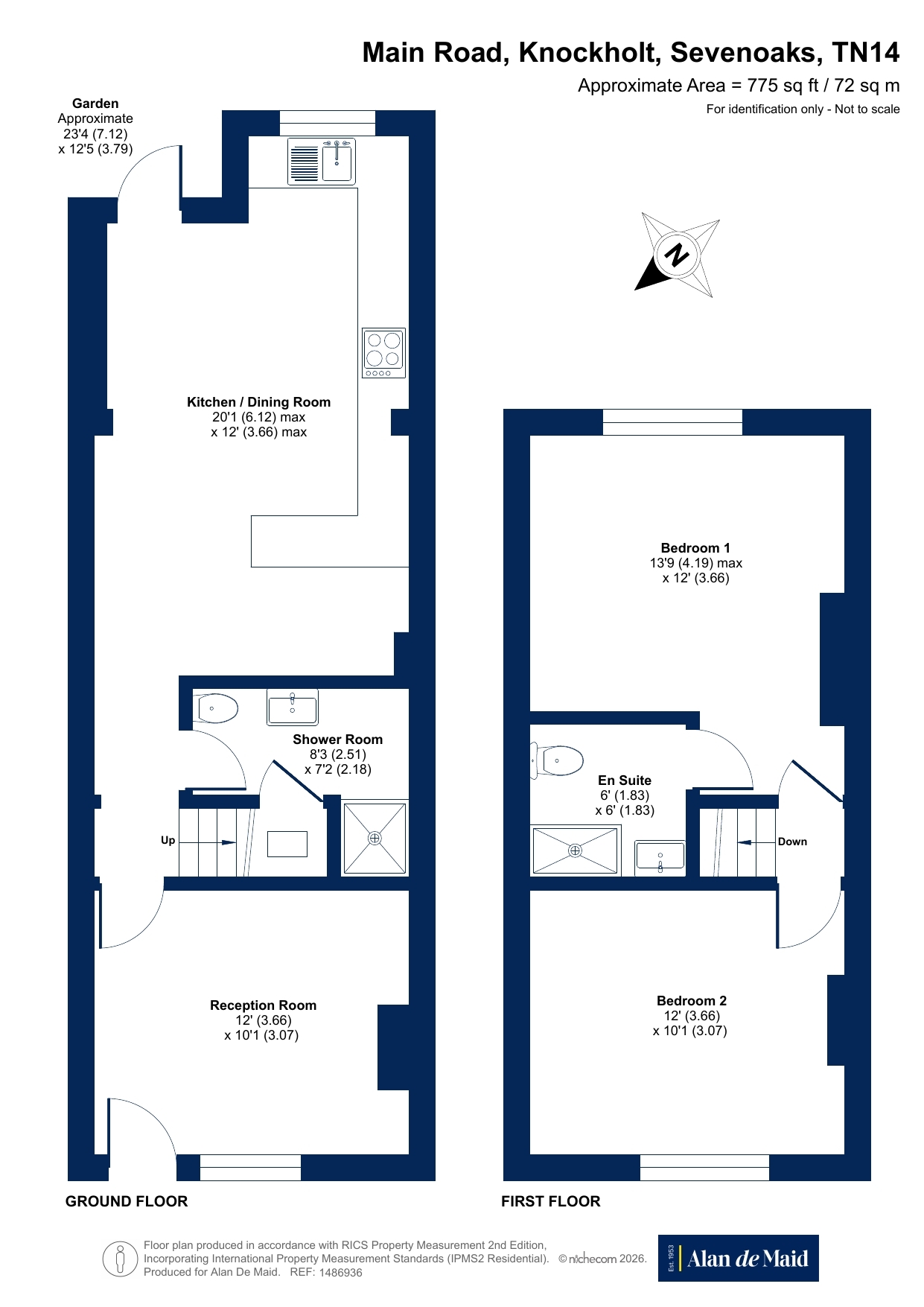 4 Homevale Cottages,, Main Road, Sevenoaks floorplan