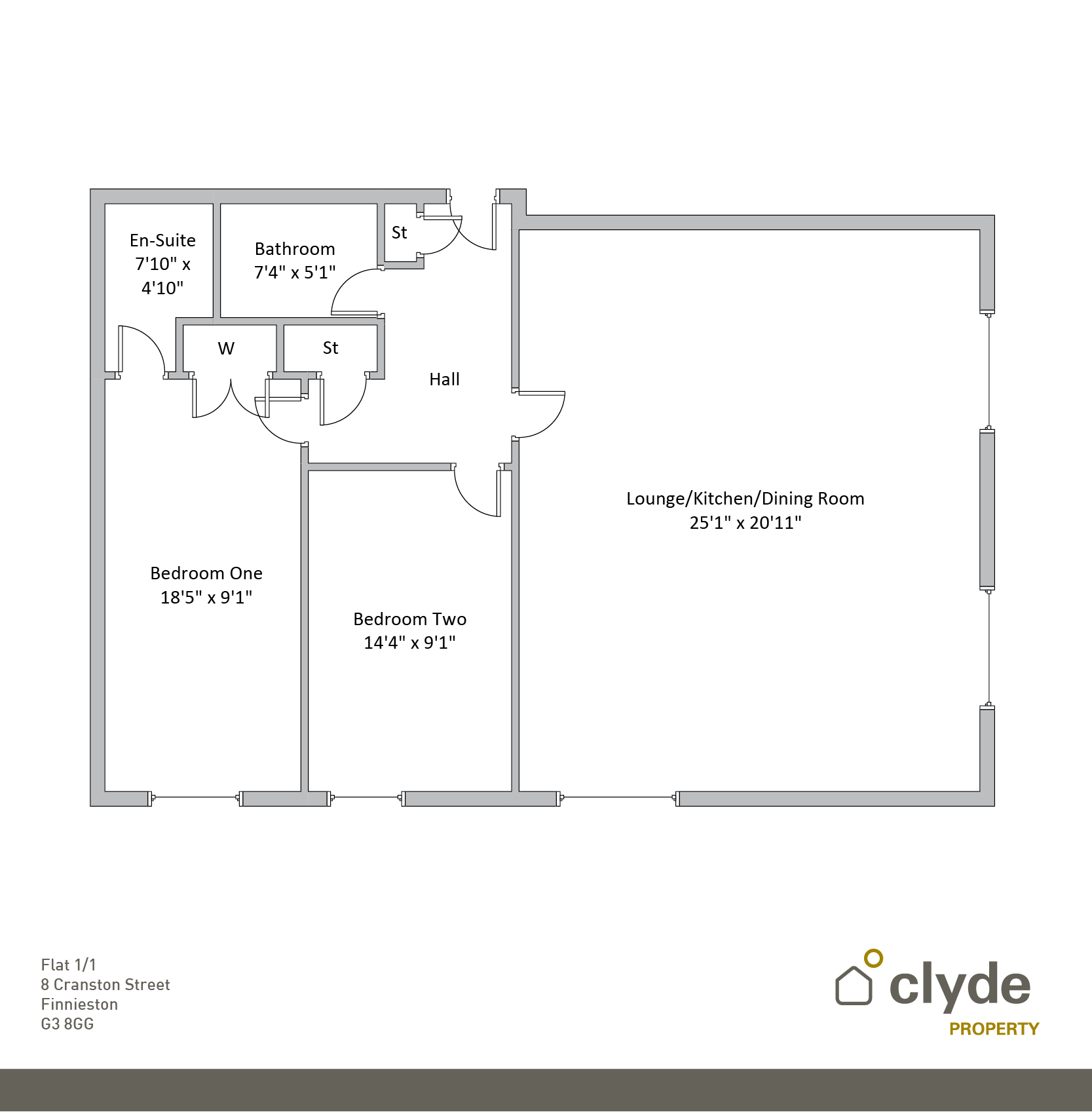 2 Bedrooms Flat for sale in Cranston Street, Flat 1/1, Finnieston, Glasgow G3