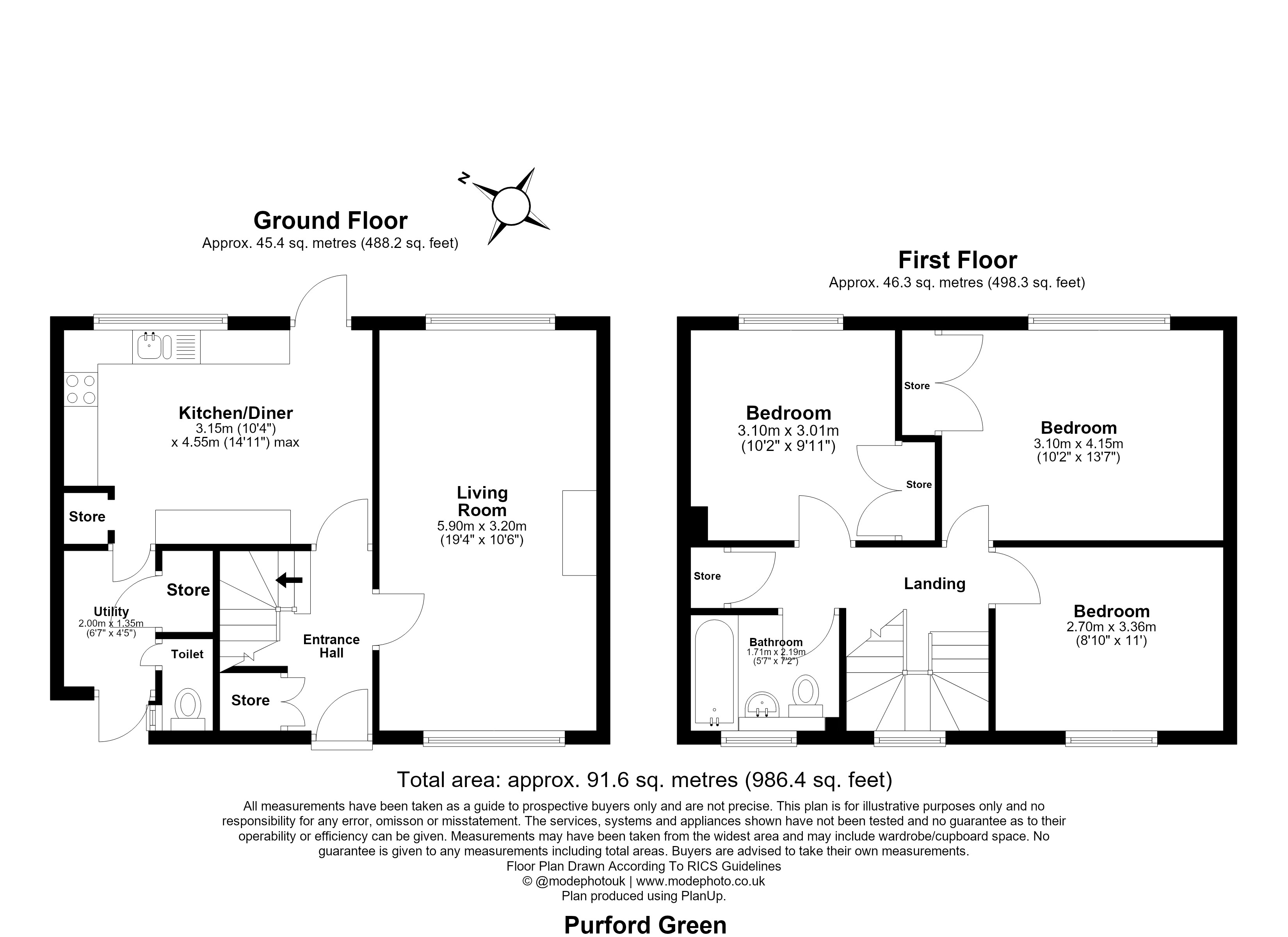 Purford Green, Essex floorplan