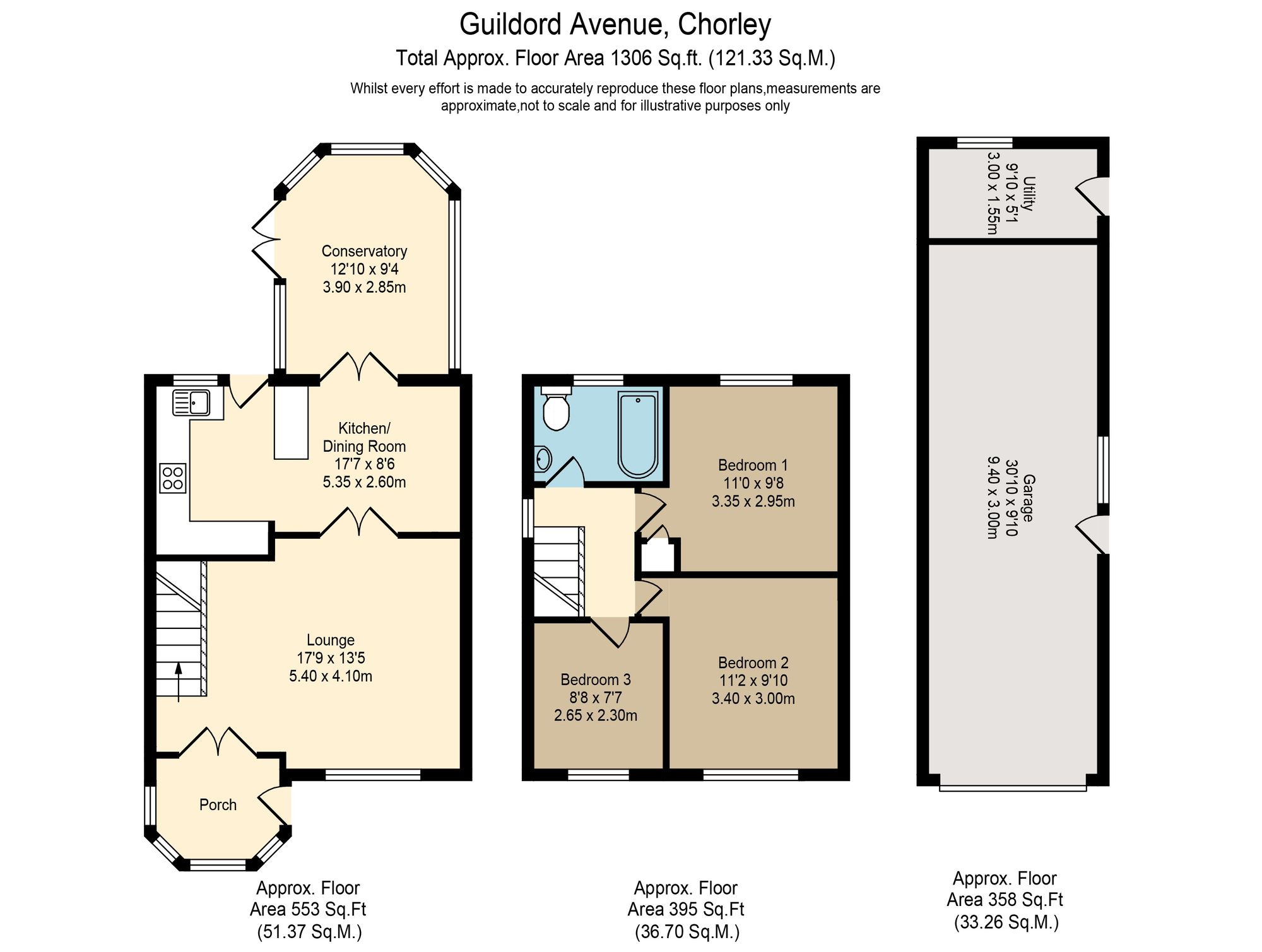 14 Guildford Avenue, Chorley floorplan