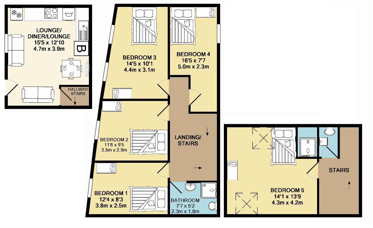 1A, Peveril Street, Nottingham floorplan