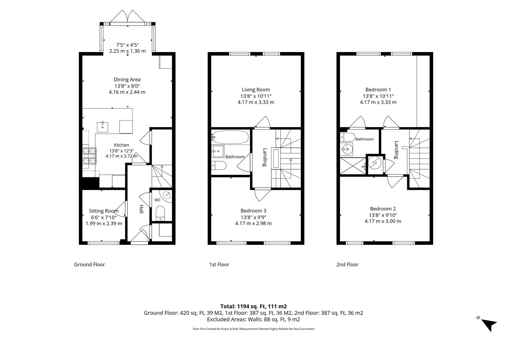 255, Fen Street, Milton Keynes floorplan