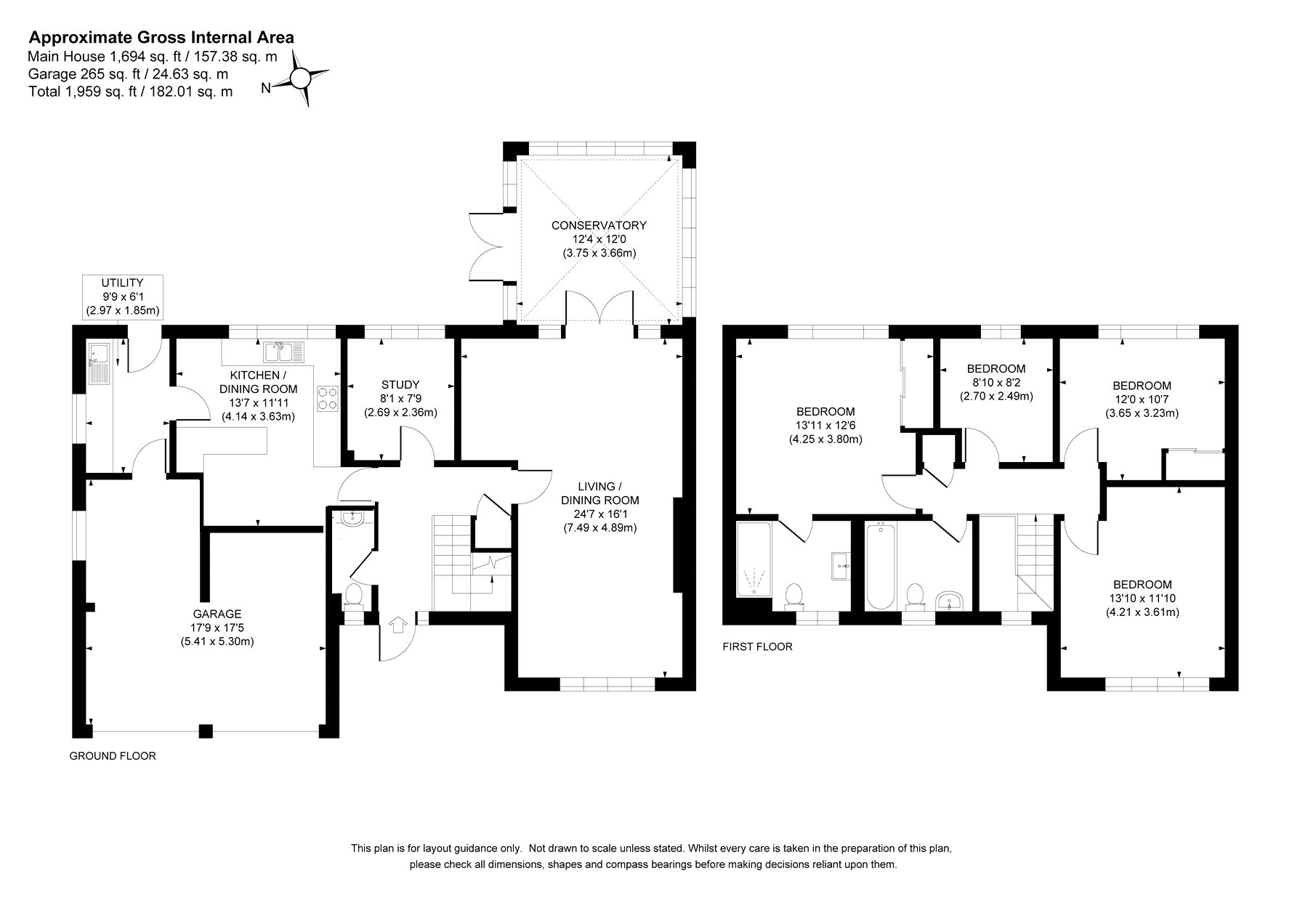 6, Orchid Drive, Woking floorplan