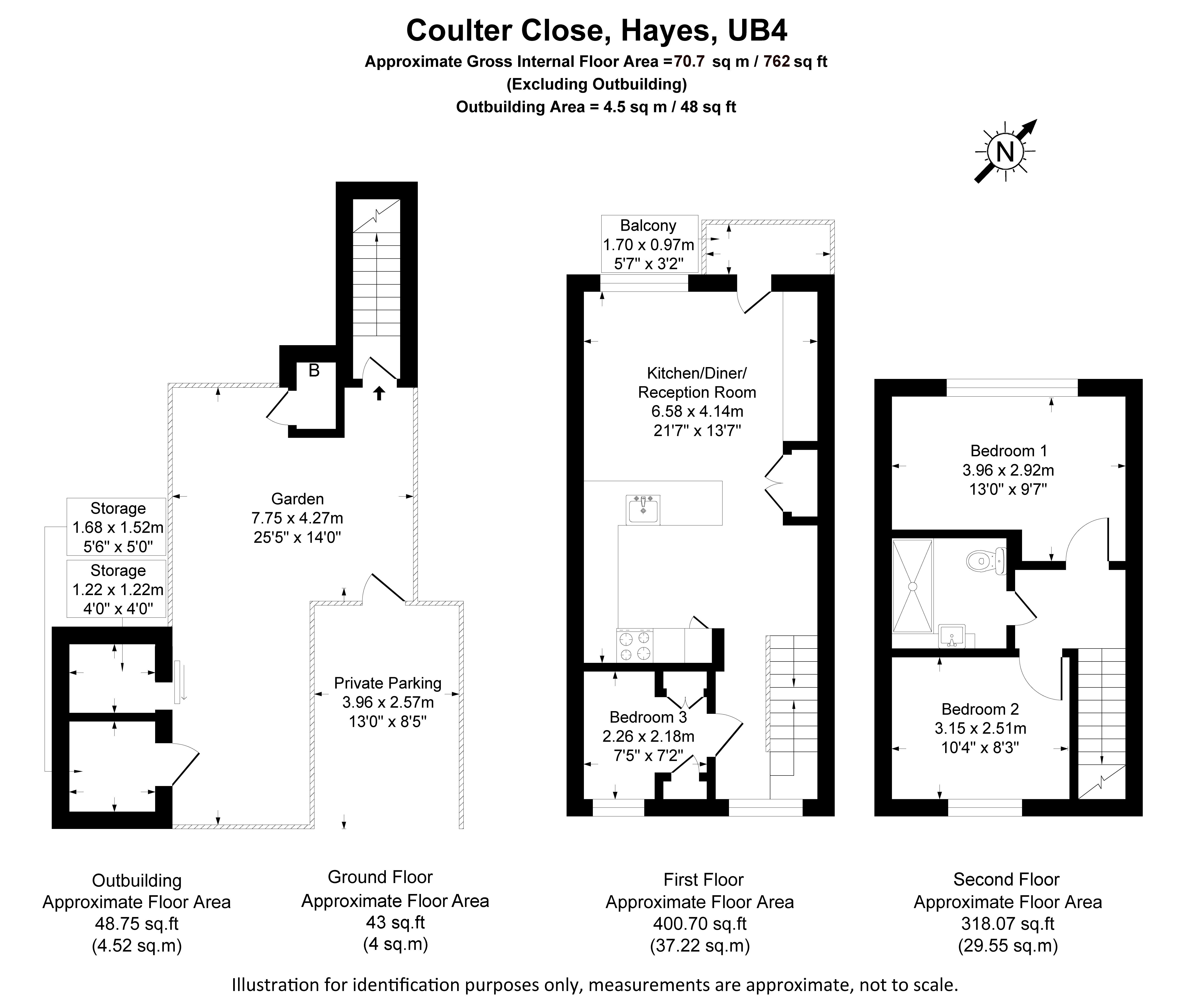 1, Coulter Close, Hayes floorplan