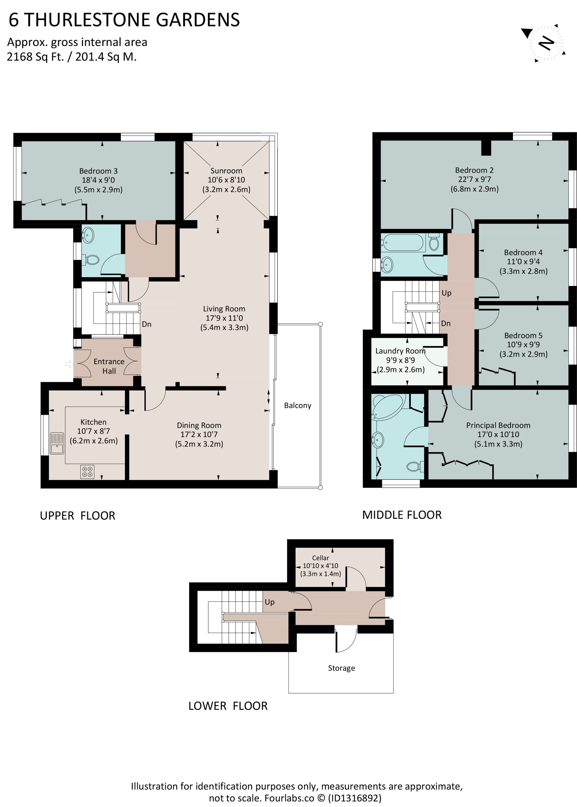 6, Thurlestone Gardens, Dartmouth, Devon floorplan
