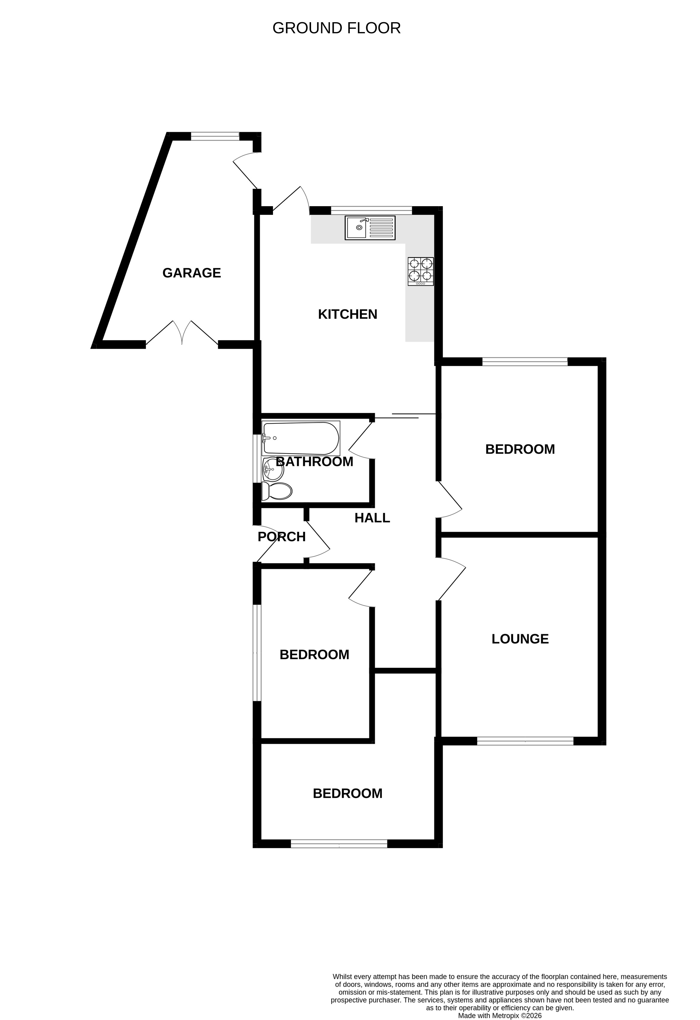 1, Laxey Grove, Preston floorplan