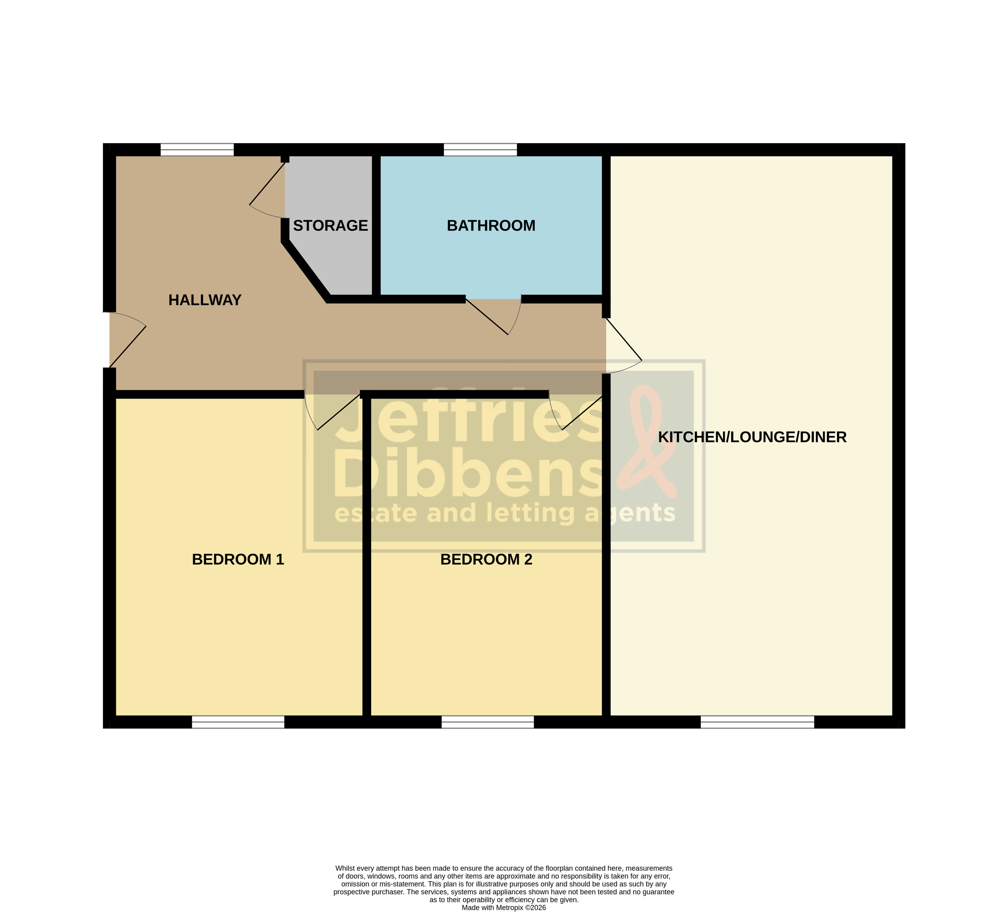 54, The Fairways, Portsmouth floorplan