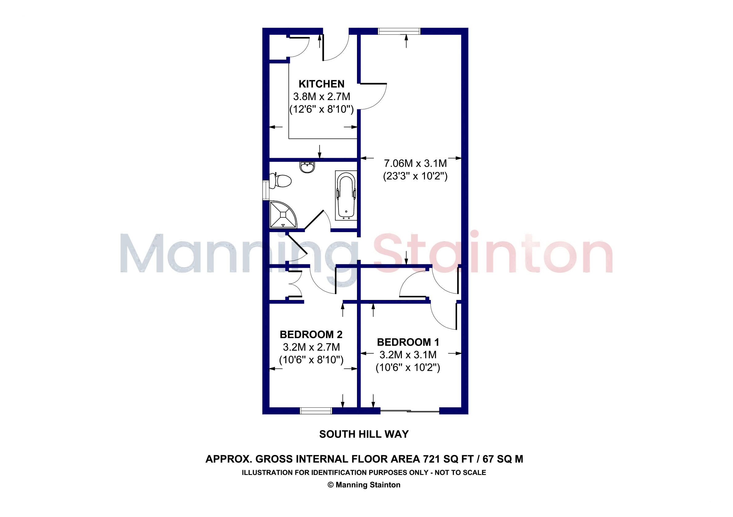 14, South Hill Way, West Yorkshire floorplan