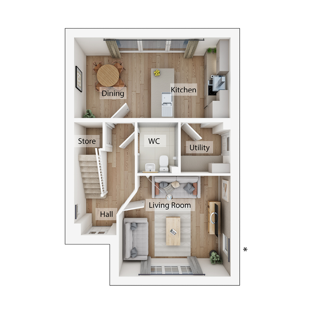 23, Woodlands Lane, Windlesham floorplan