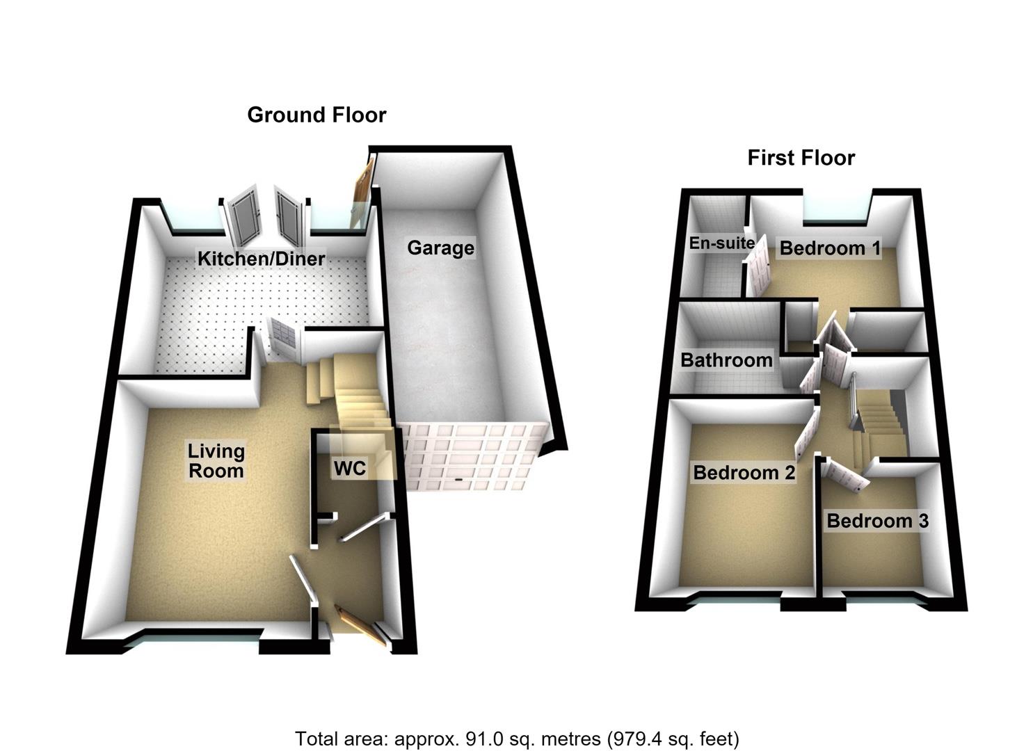 53, Hastings Drive, Newcastle Upon Tyne floorplan