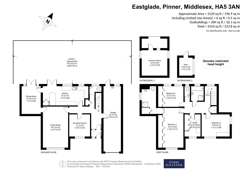 9, Eastglade, Middlesex floorplan