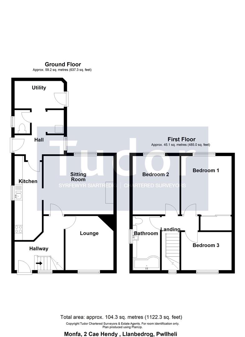 Monfa, 2, Cae Hendy, Llanbedrog floorplan