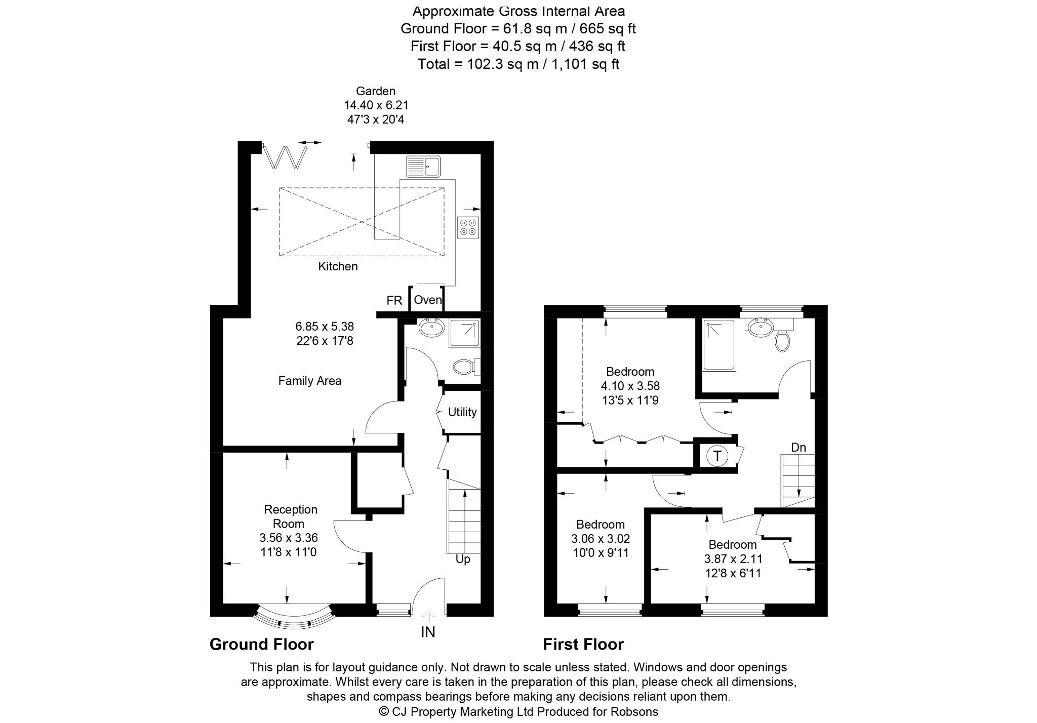 56 The Gowers, Amersham floorplan