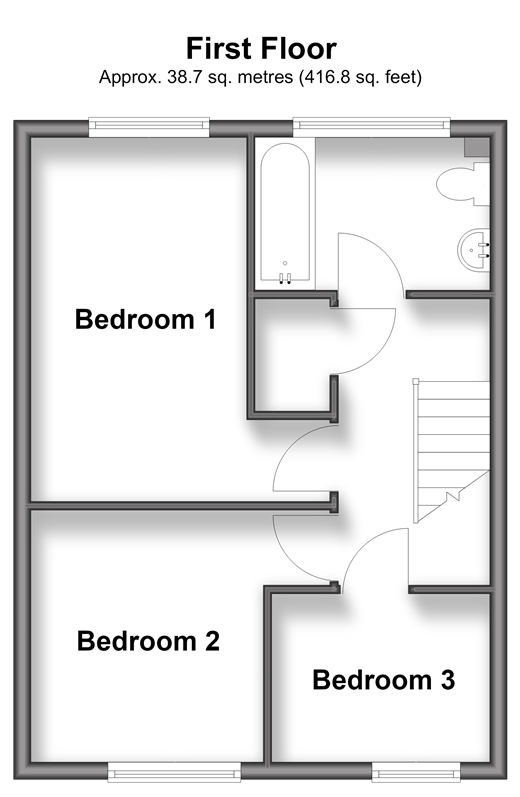 Cogate Road Paddock Wood, Tonbridge floorplan