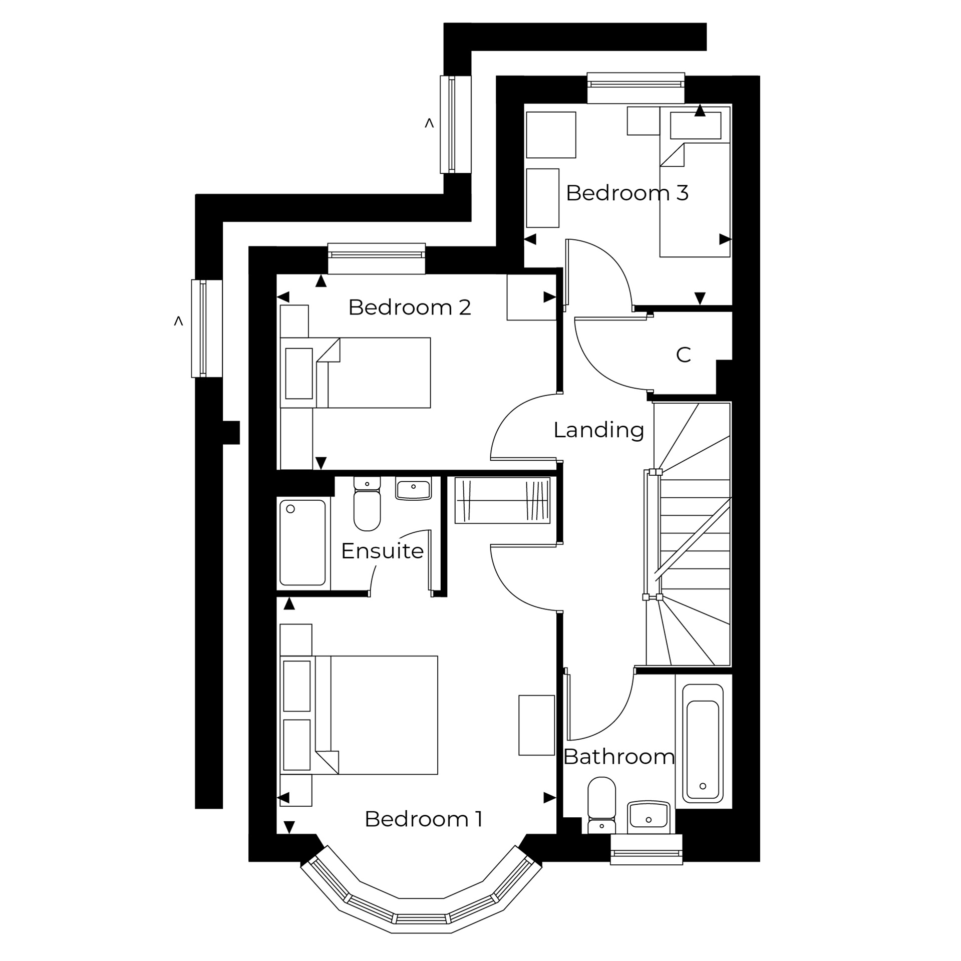Plot 42, The Dalewood, Newbury Mews, Ilford floorplan