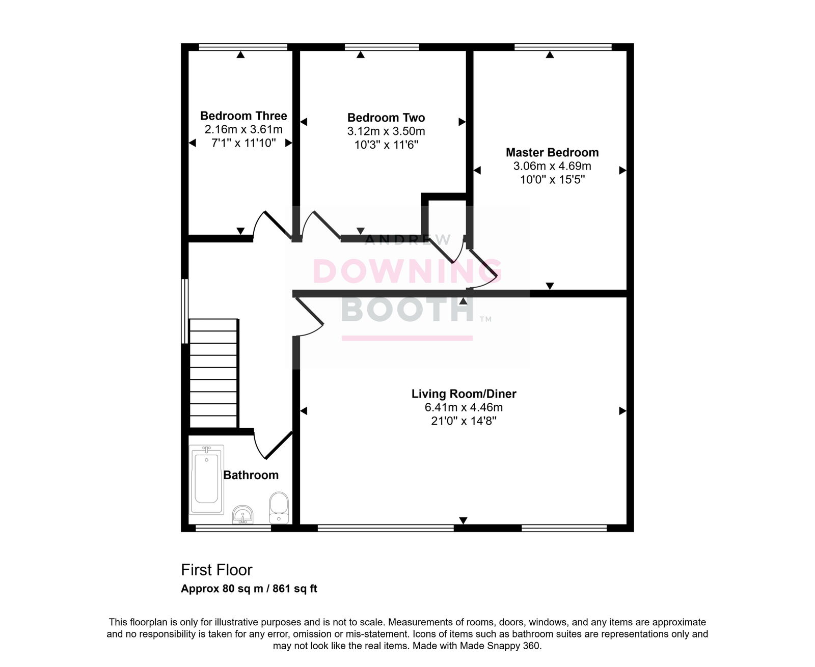 Tittensor Post Office & Stores, 7, Winghouse Lane, Stoke-on-trent floorplan