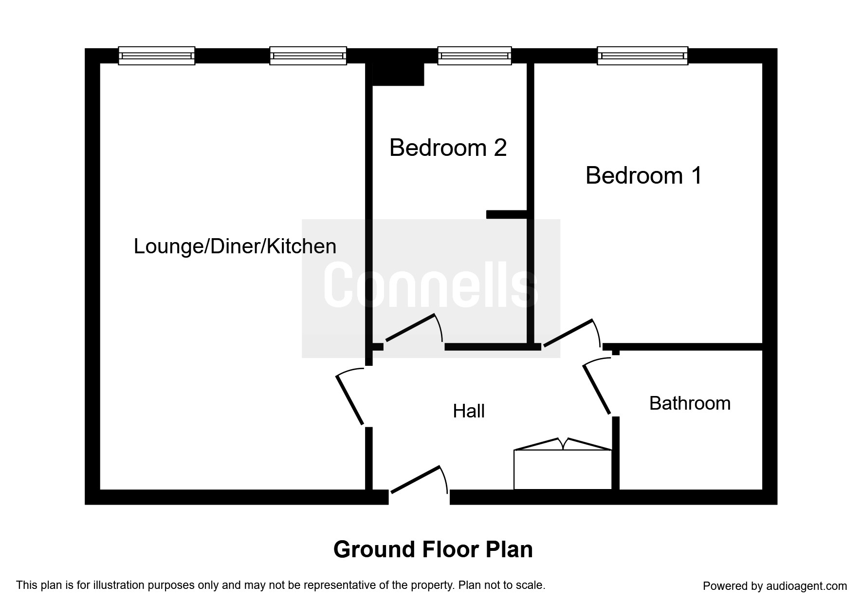 2 Bedrooms Flat for sale in White Lion Close, East Grinstead RH19