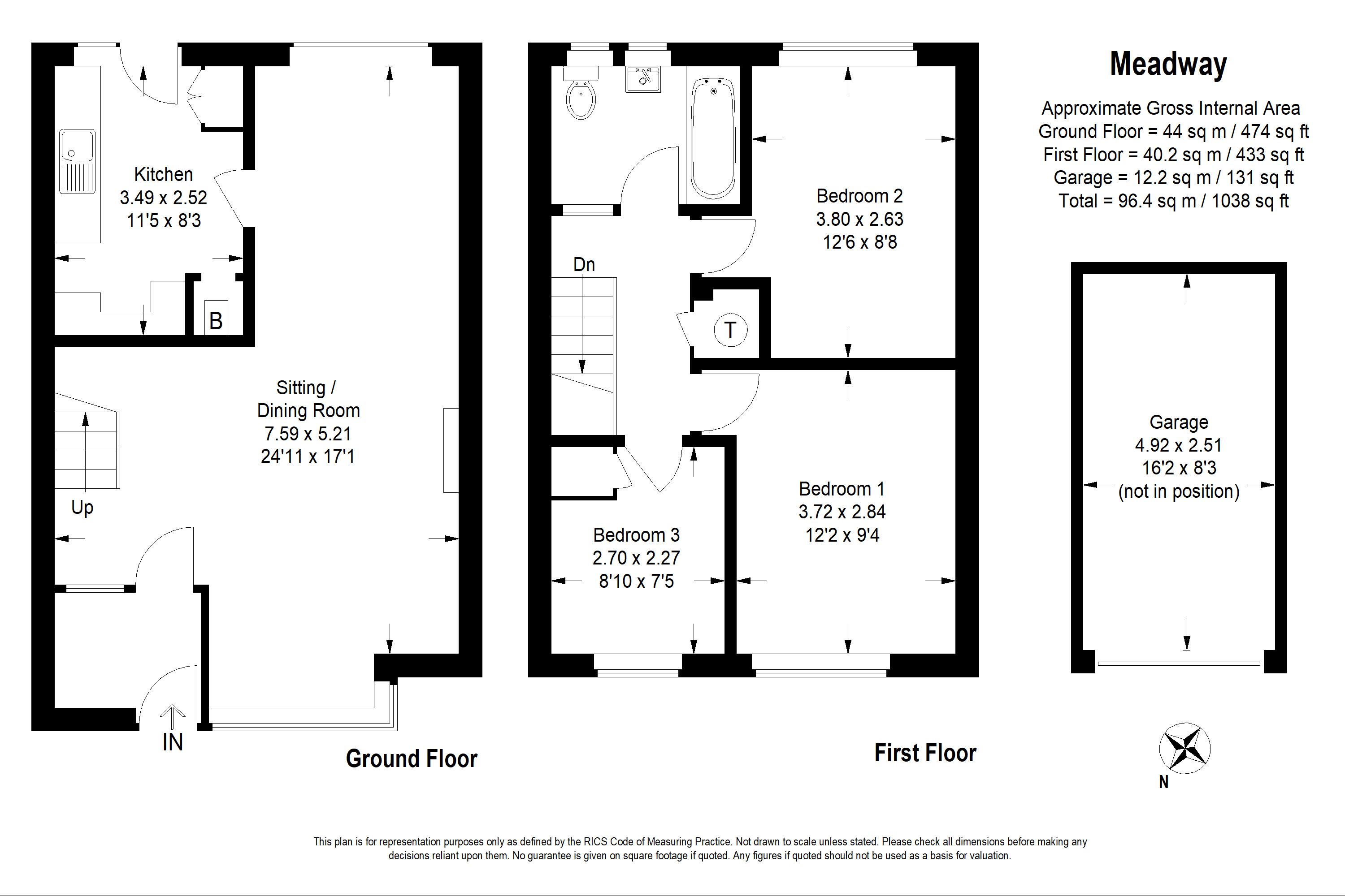 3 Bedrooms Semi-detached house for sale in Meadway, Haslemere GU27