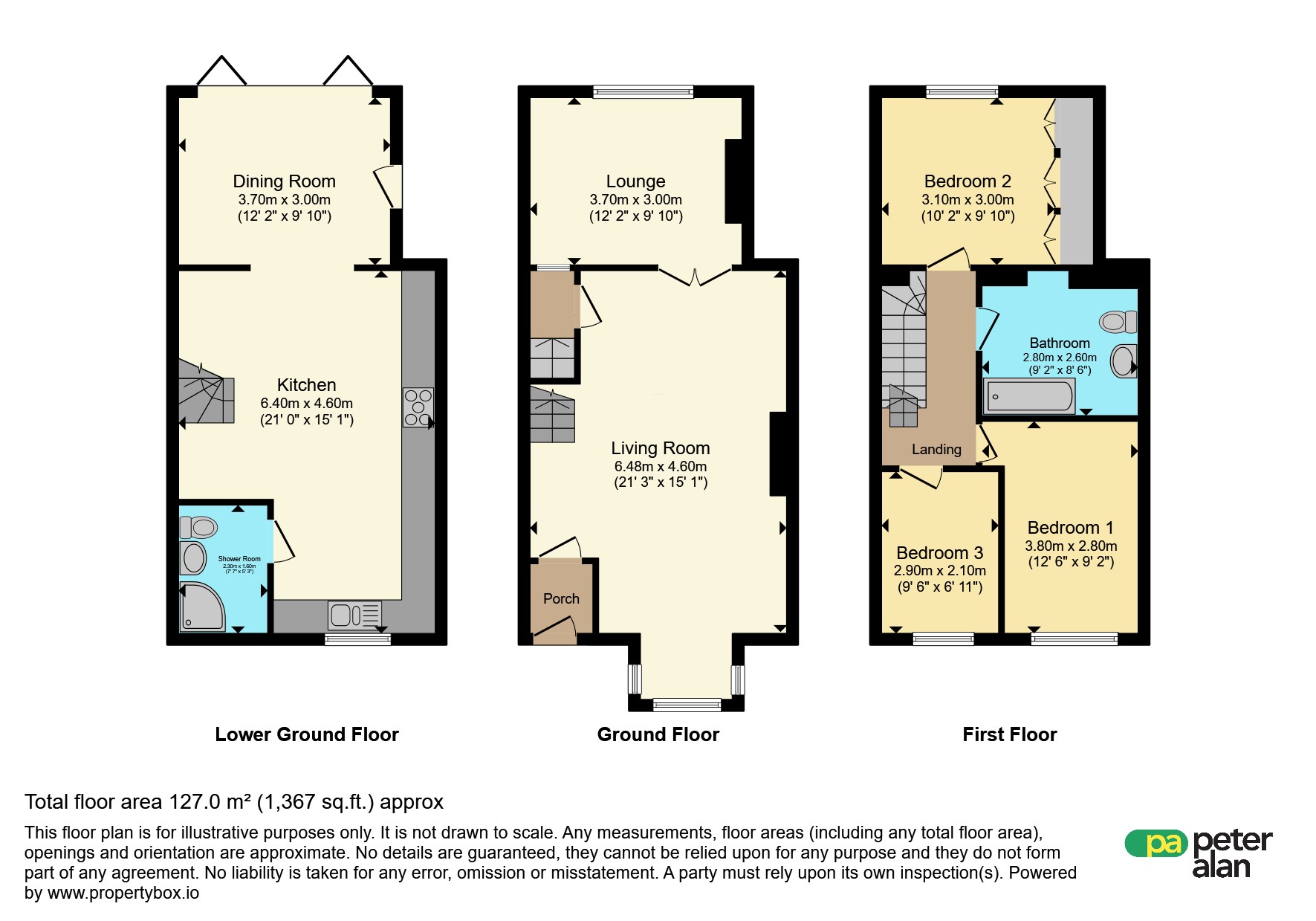 33, Collenna Road, Porth floorplan