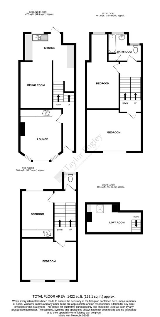 7, Hyde Road, Eastbourne floorplan