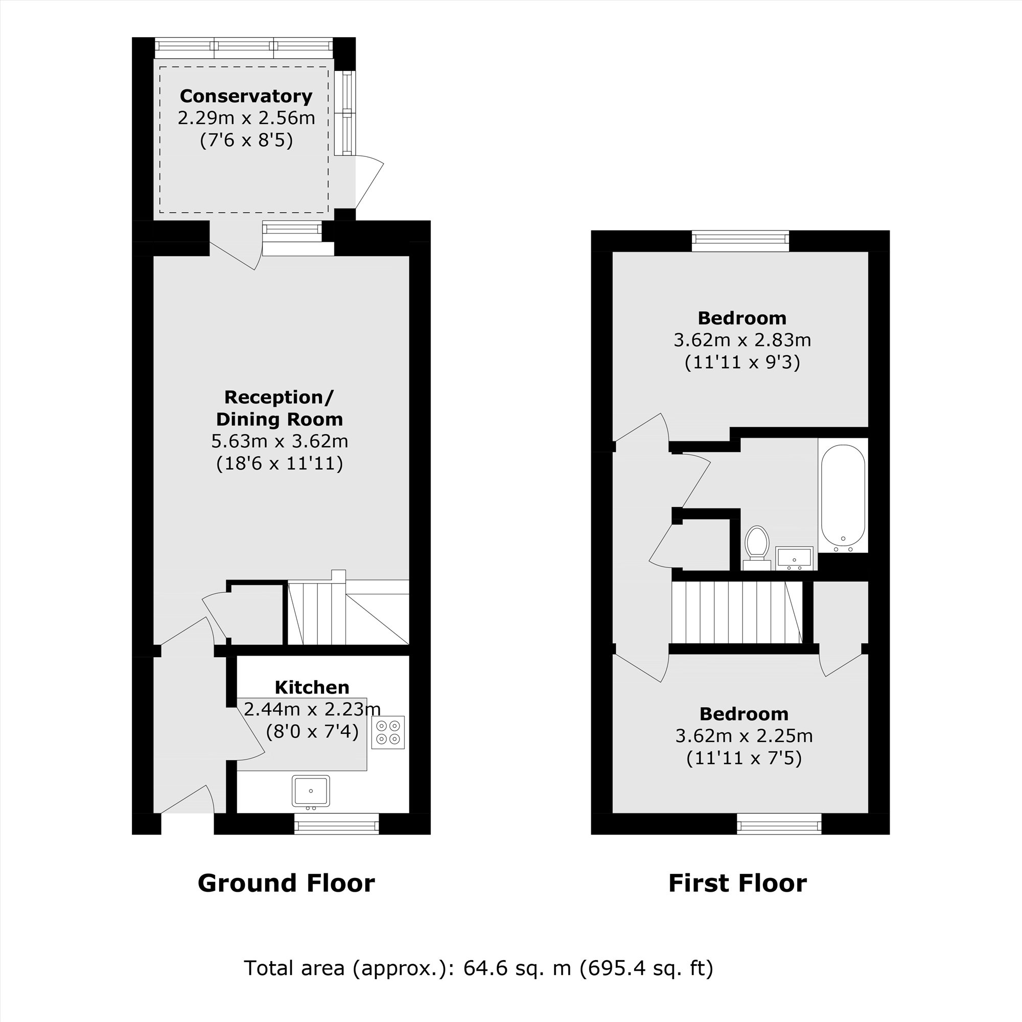 20, Livesey Close, Kingston Upon Thames floorplan