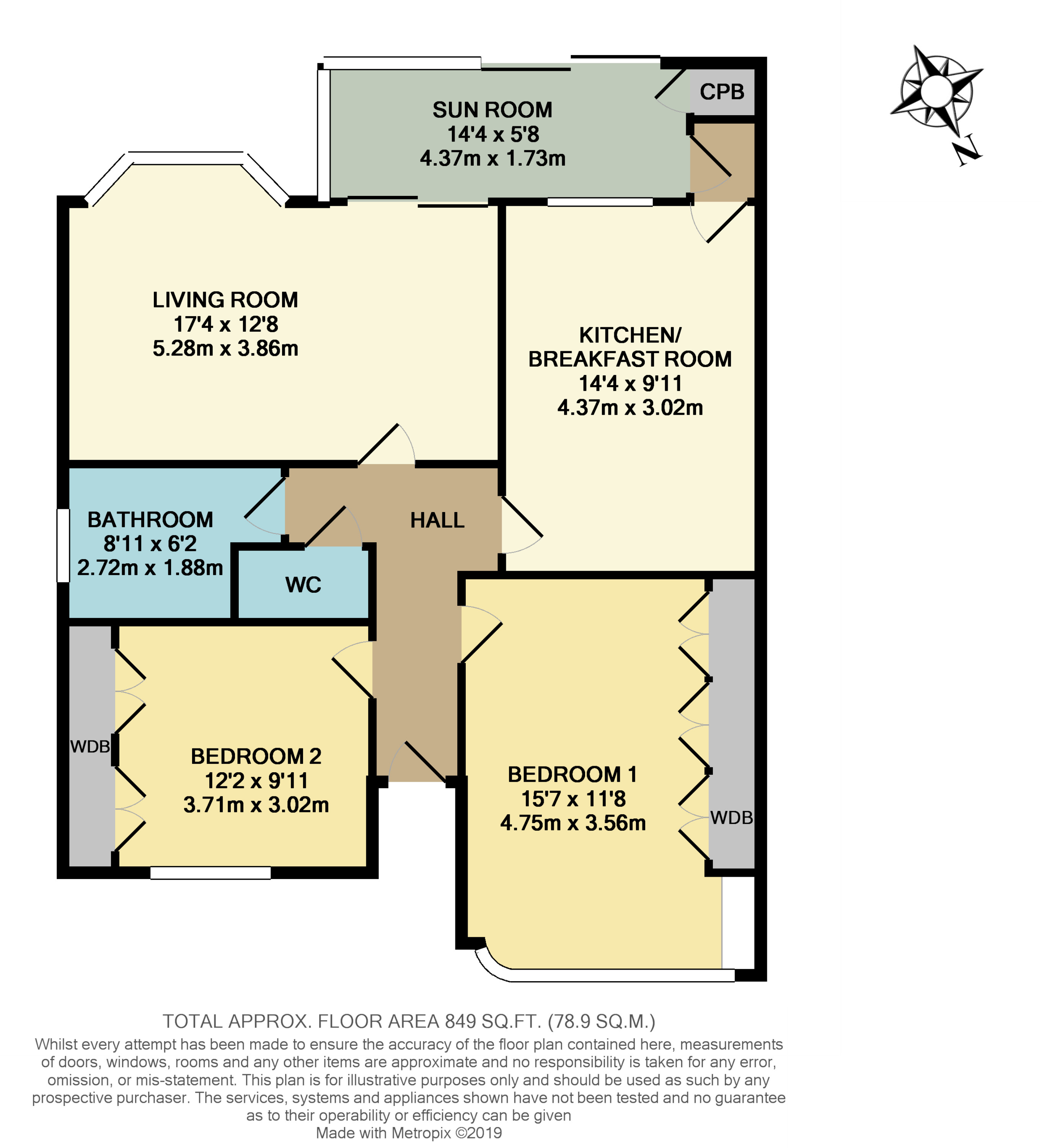 2 Bedrooms Semi-detached bungalow for sale in Worthing Road, Rustington, Littlehampton BN16