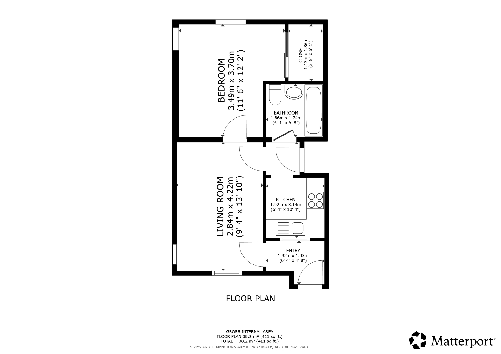 46, Upper Bridge Street, Stirling floorplan
