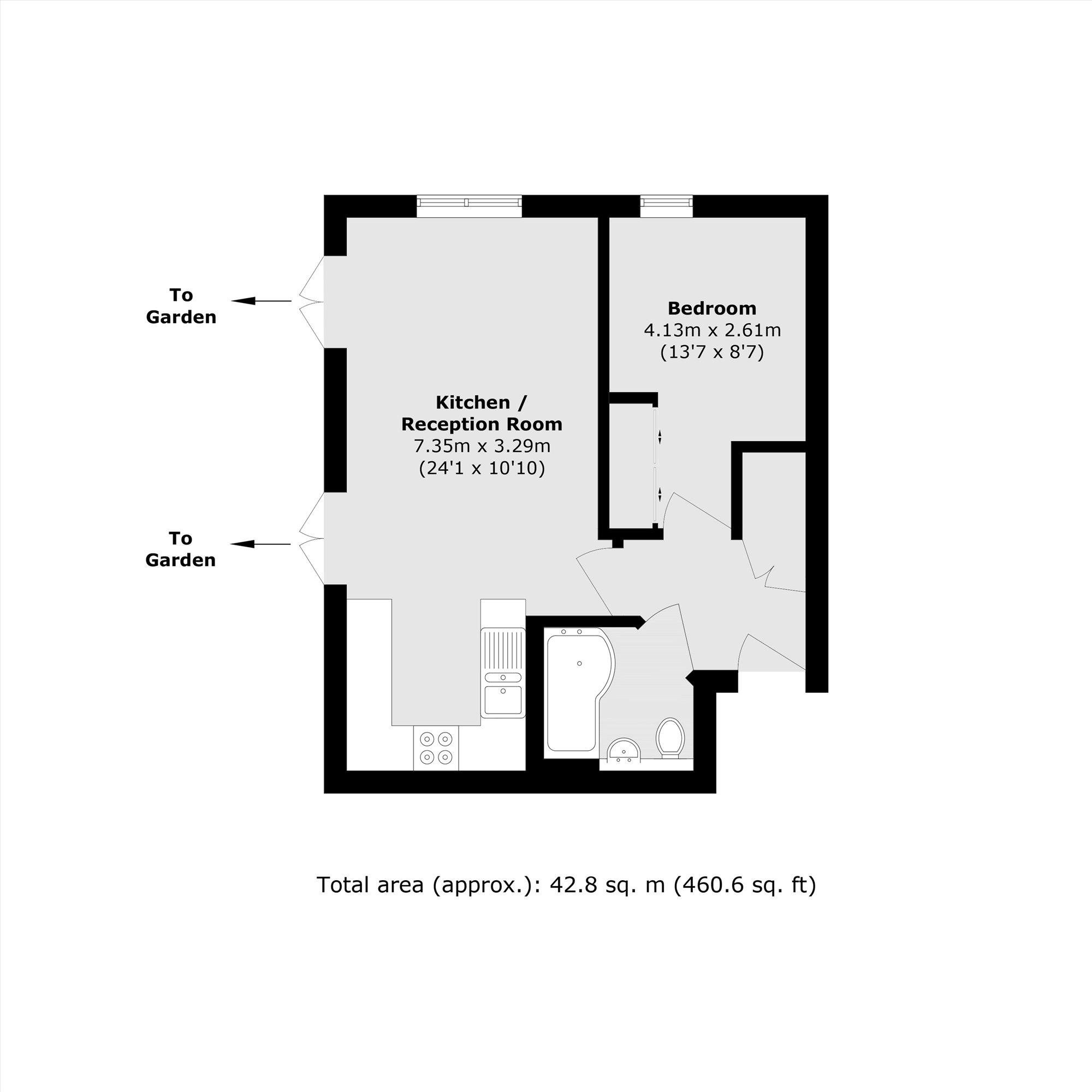 3 Meadowside Apartments, 1C, Daysbrook Road, London floorplan