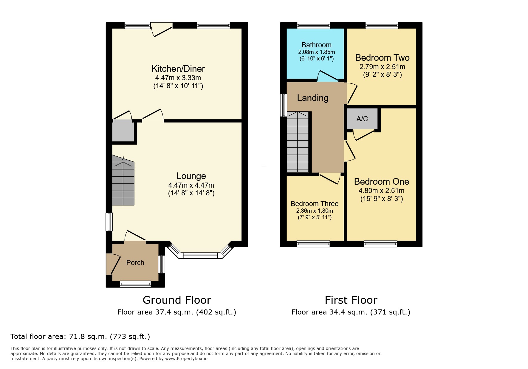 8 Meadow Road, Nuneaton floorplan
