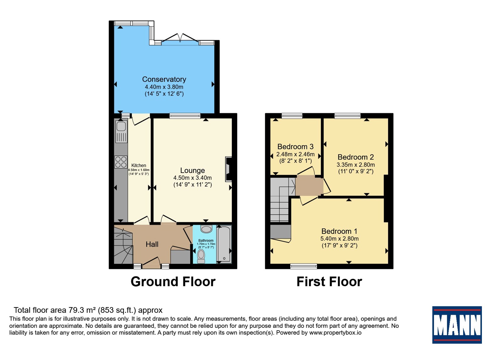 74, Downham Way, Bromley floorplan