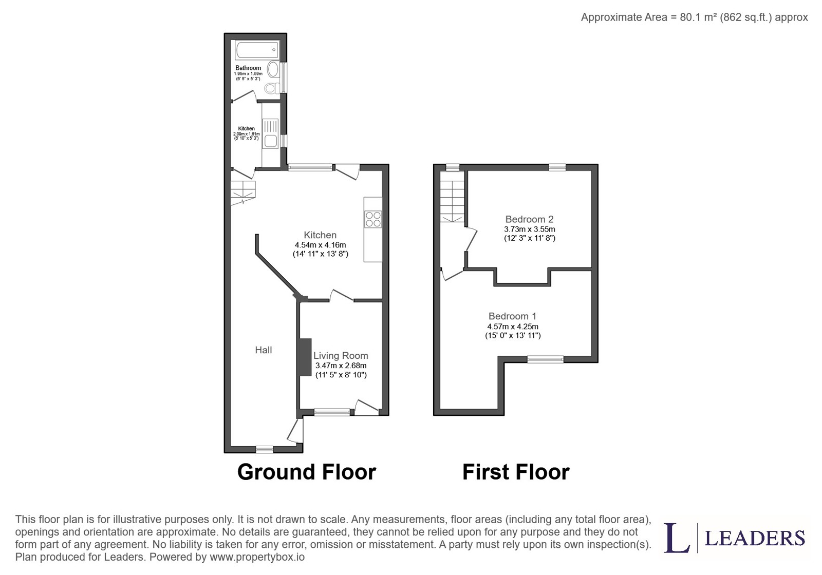 30A, Chester Road East, Deeside floorplan