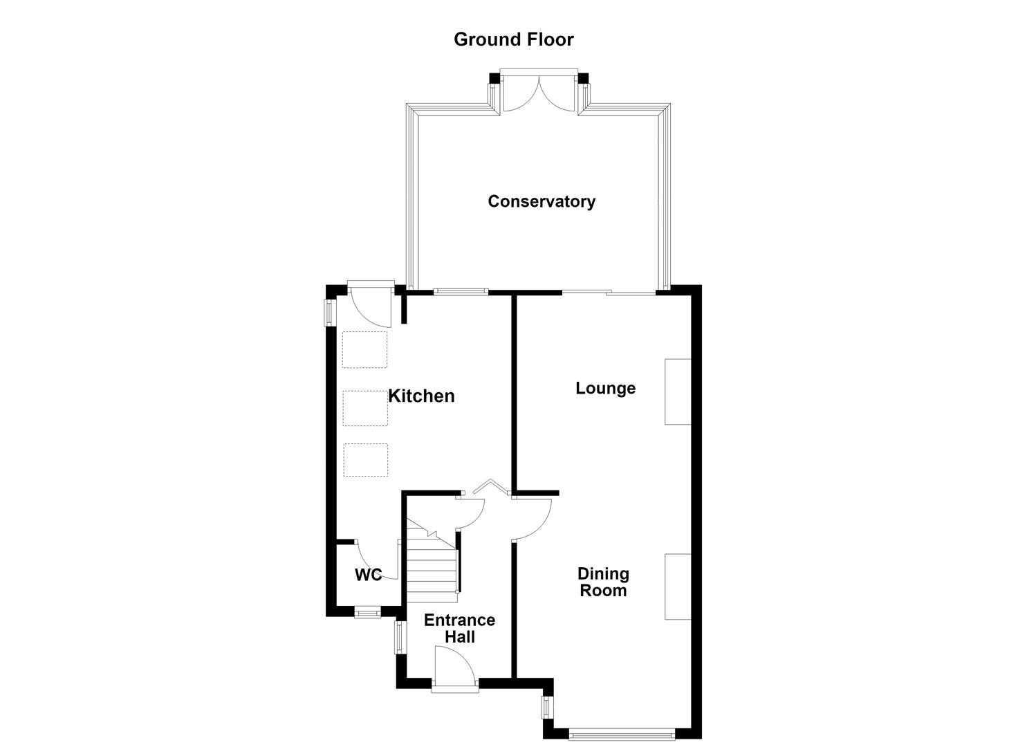 42, Queens Drive, Ossett floorplan