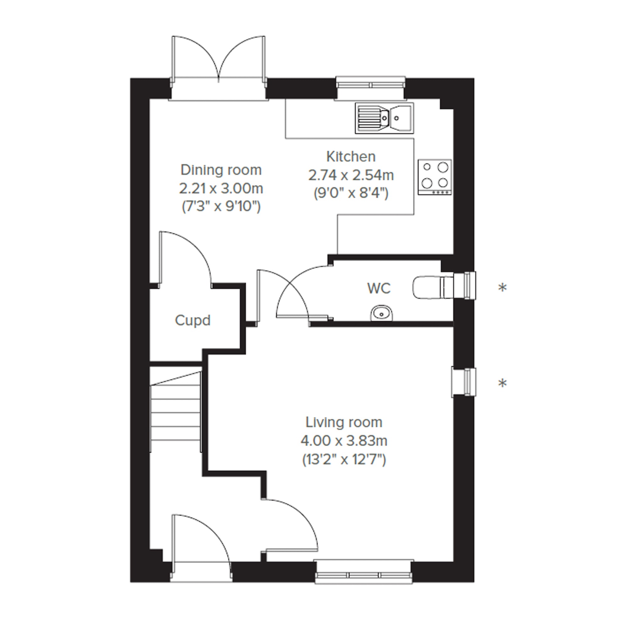 522, 19 Hillfort Road, Bodmin floorplan