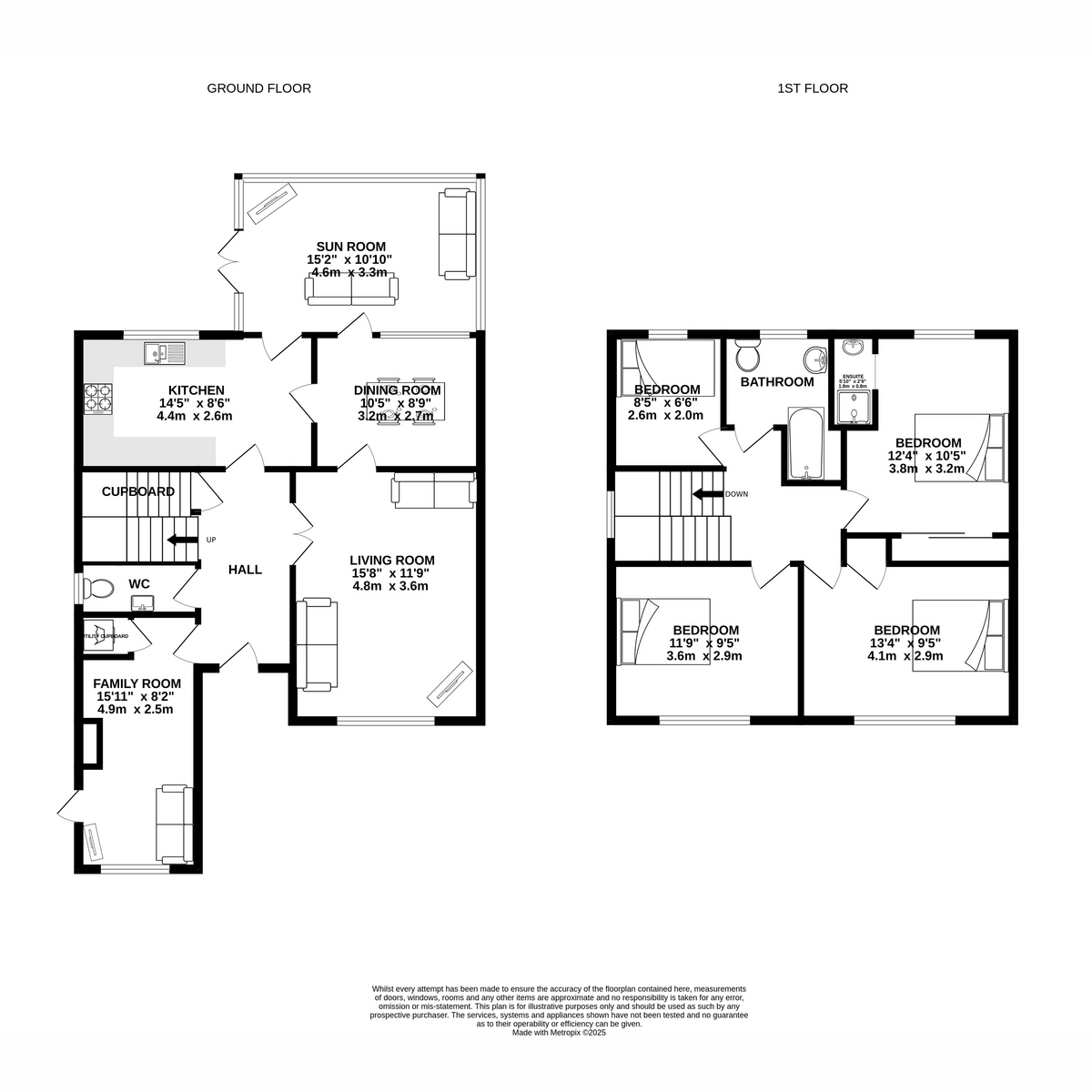6, The Garrones, Crawley floorplan