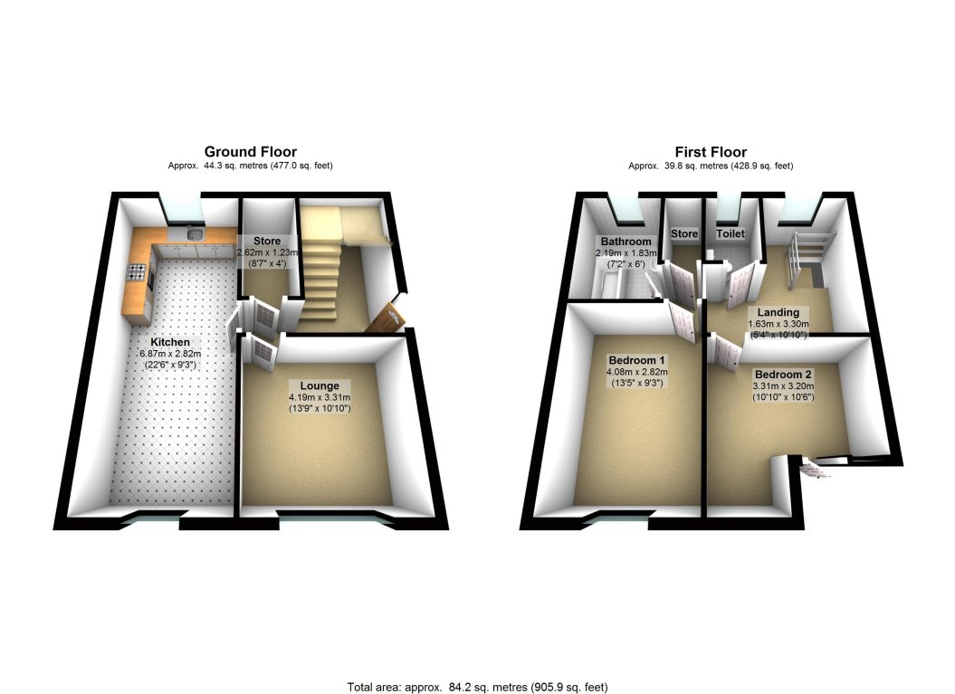 69, Leighton, Peterborough floorplan
