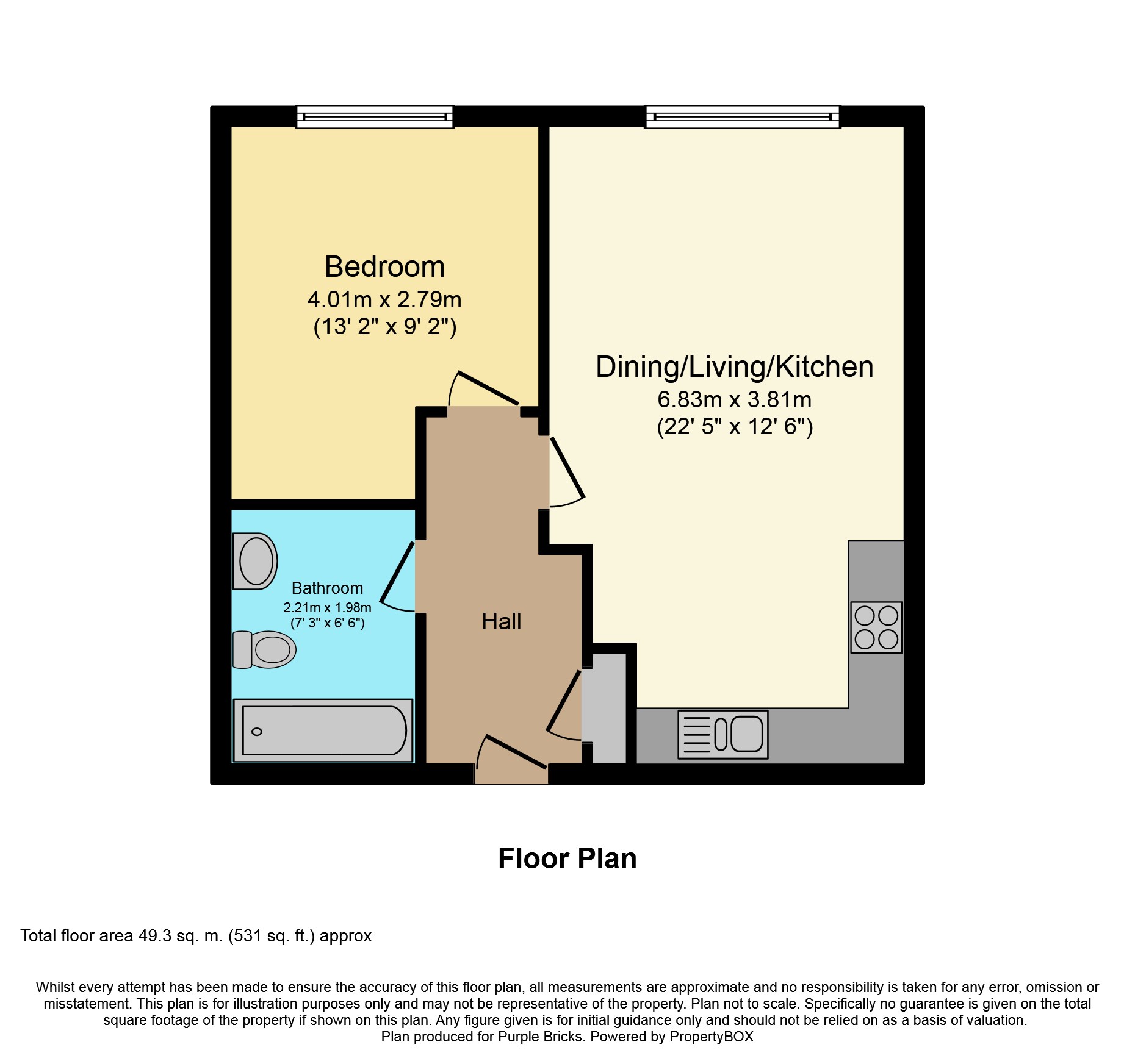 1 Bedrooms Flat for sale in 52 Broadway, Salford M50